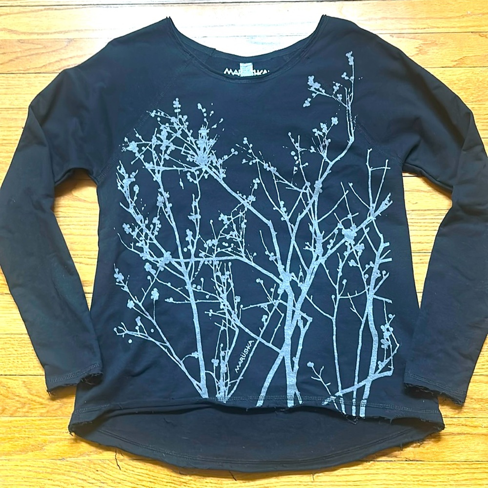 Marushka Sweatshirt.  S Black/Gray